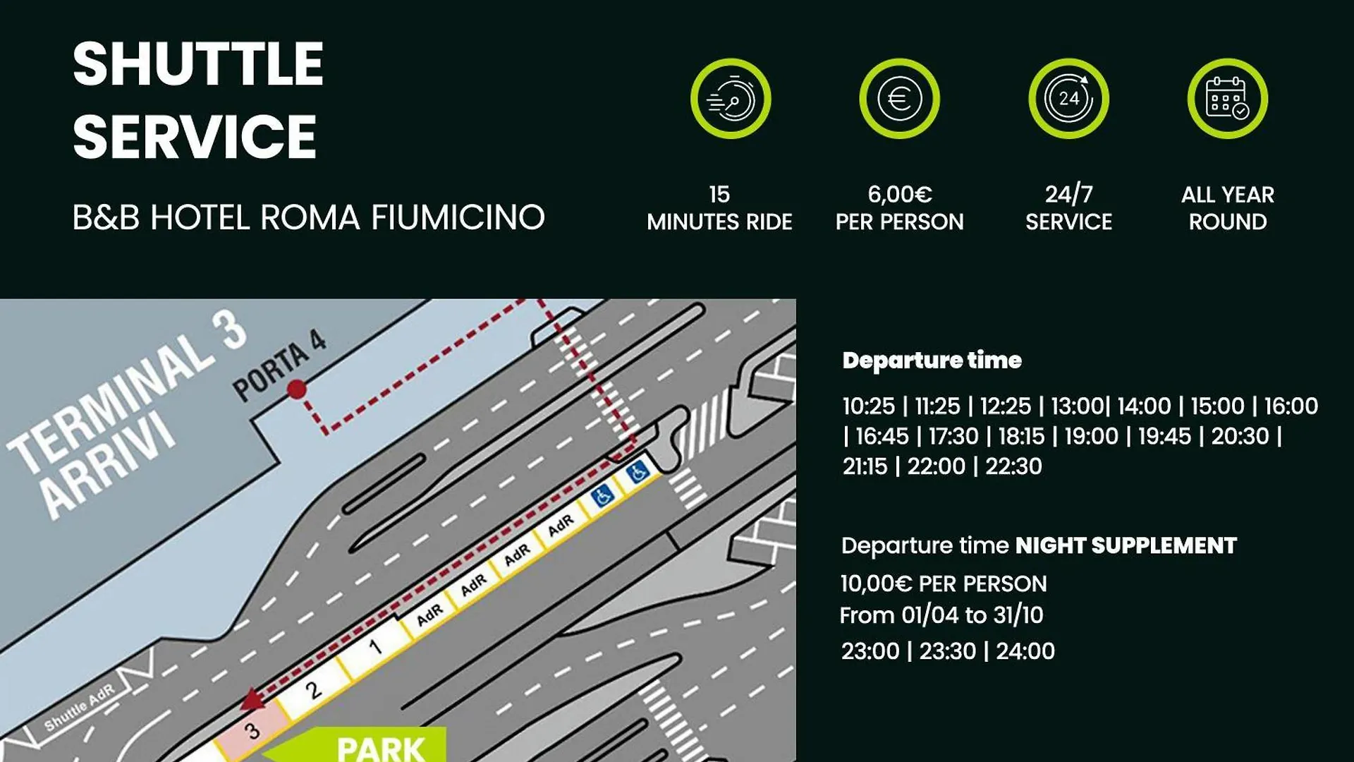 6 Hotel Aeroporto vicino al Parco Da Vinci da Prenotare
